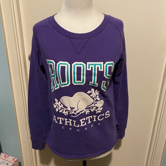 ROOTS PURPLE PULLOVER SWEATER - Picture 2 of 8
